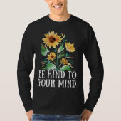 Be Kind to your Mind Vanilla Girls Aesthetics Tシャツ (正面)