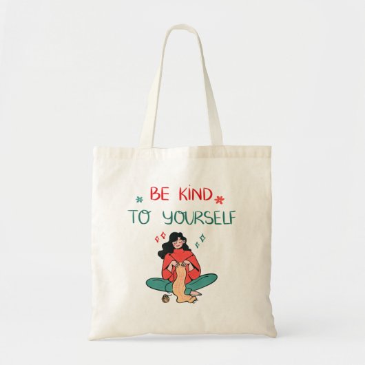 Be Kind To Yourself Inspiration Self Love  トートバッグ (正面)