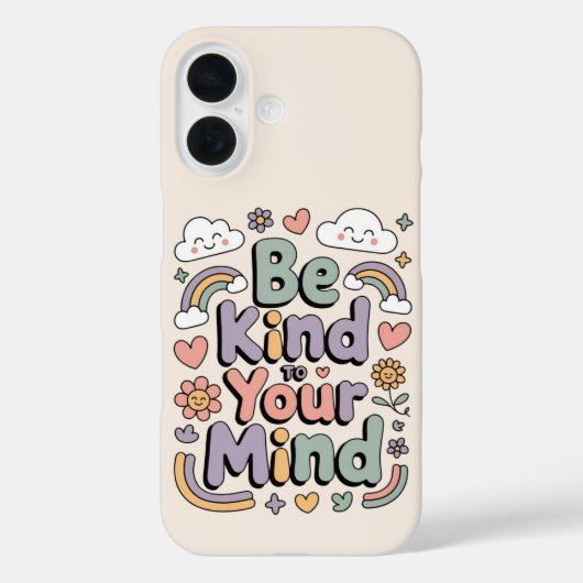 Be Kind to Yourself, Motivational, Inspirational Case-Mate iPhoneケース (裏面)