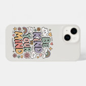 Be Kind to Yourself, Motivational, Positive Quote iPhoneケース (裏面横)