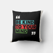 Be kind to yourself t shirt  クッション (裏面)