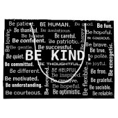 Be Kind Word Cloud ラージペーパーバッグ (裏面)