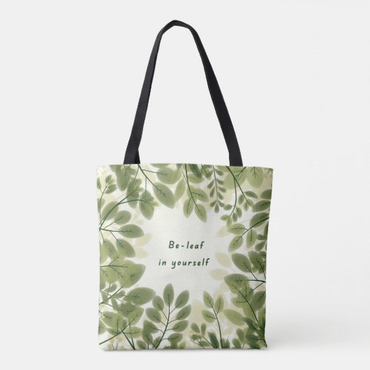 Be Leaf in Yourself Tote Bag トートバッグ (裏面)