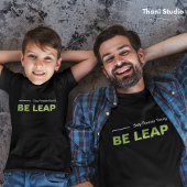 Be Leap Stay Forever Young シンプルモダン Typograph Tシャツ