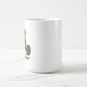 Be Legen-Dairy – Funny Bull Deadlift Gym Workout コーヒーマグカップ (中央)