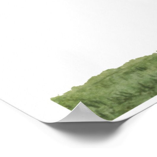 Be Like a Tree Inspirational Wall Art Print ポスター (角)