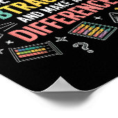 Be Like Subtraction And Make A Difference Funny Ma ポスター (角)