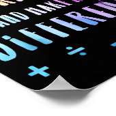 Be Like Subtraction Math Quote For Teachers Studen ポスター (角)