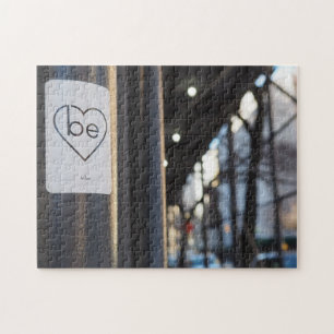Be Love UpliftingメッセージニューヨークシティNYC ジグソーパズル
