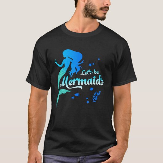 Be Mermaids Under The Sea Ariel    Women Girl Tシャツ (正面)
