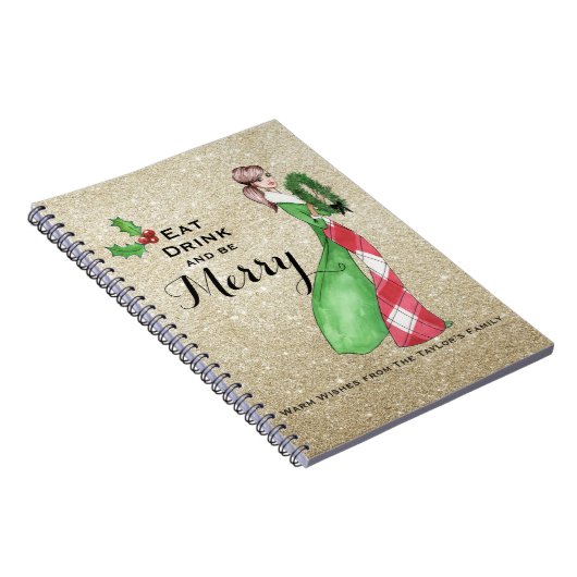 Be Merry Christmas holiday notebook ノートブック (右側)