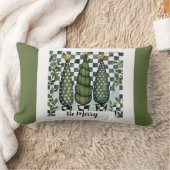 Be Merry Christmas Lumbar枕13" x 21" ランバークッション (ブランケット)