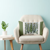 Be Merry Christmas Lumbar枕13" x 21" ランバークッション (椅子)