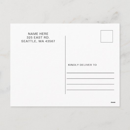 Be mineハートかわいいバレンタイン愛の休日はがき シーズンポストカード (裏面)