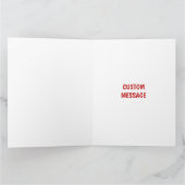 Be Mineハートカスタムグリーティングカード カード (内部)