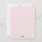 Be Mineハートバルーンレター教室バレンタイン シーズンカード (裏面)