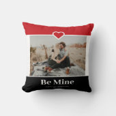 Be Mine写真モダンValentines クッション (正面)