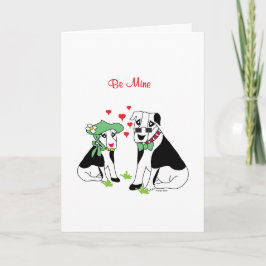 Be Mine – かわいい犬たち愛 シーズンカード