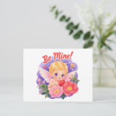 「Be Mine」のキューピッド バレンタインデー シーズンポストカード (スタンド正面)