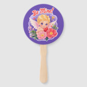 「Be Mine」のキューピッド バレンタインデー ハンドファン (裏面)