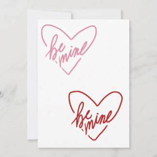 BE MINE  アドバイスカード