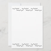 BE MINE – キュートパーソナライズされたバモダンレンタイン カード (裏面)