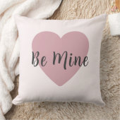 Be Mine ダスティーローズハート バレンタインデー クッション (ブランケット)