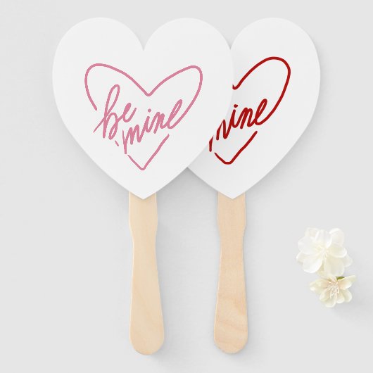 BE MINE  ハンドファン (正面&裏面)