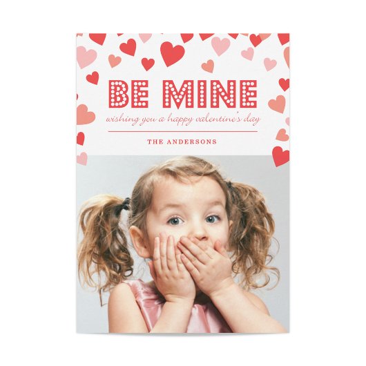 Be Mine – バレンタインの写真カード シーズンカード