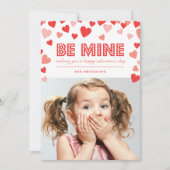 Be Mine – バレンタインの写真カード シーズンカード (正面)