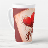 Be Mine – バレンタイン カフェラテマグ (左アングル)