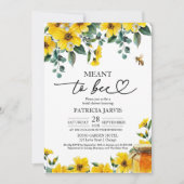 Be Mine! ブライダルシャワー 招待状 (正面)