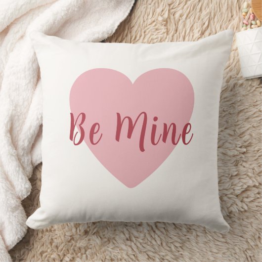 Be Mine ブラッシュハート バレンタインデー  クッション (ブランケット)