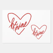 BE MINE ラッピングペーパーシート (正面2)