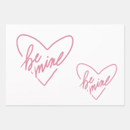 BE MINE ラッピングペーパーシート