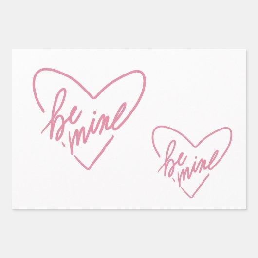 BE MINE ラッピングペーパーシート (正面)