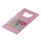 "Be Mine"甘い懐かしいバレンタイン クレジットカード栓抜き (正面アングル)