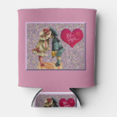 "Be Mine"甘い懐かしいバレンタイン 缶クーラー (正面)