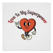 Be Mine 2026 – Retro Valentine Love Typography ポスター (正面)