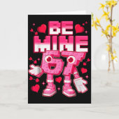 Be Mine 67 Six Seven 6 7 Italian Brainrot Valentin カード (黄色い花)