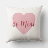 Be Mine Blush Heart Valentine's Day  クッション (裏面)