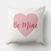 Be Mine Blush Heart Valentine's Day  クッション (正面)
