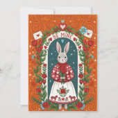 Be Mine Bunny Valentine Card シーズンカード (正面)