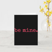 Be Mine - Fine Funny Couple Matching Valentine's D カード (黄色い花)