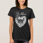 Be Mine Floki Inu Coin Valentine Crypto Token Wall Tシャツ (正面)