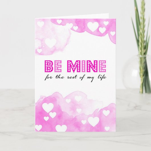 Be mine for the rest of my life! シーズンカード (正面)