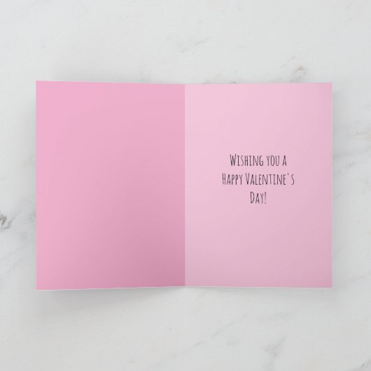 Be Mine Heart Balloons Love Valentine's Day カード (内部)