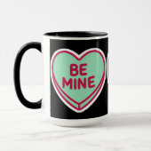 Be Mine Heart Cute Valentine Women’s Coffee Mug マグカップ (左)