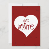 Be Mine Love Hearts Valentine's Day シーズンカード (正面)