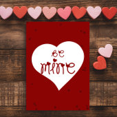 Be Mine Love Hearts Valentine's Day シーズンカード